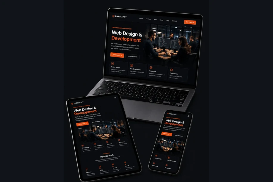web design and development agency for USA UK businesses